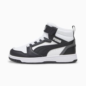 Rebound V6 Little Kids' Easy On Mid-Top Sneakers