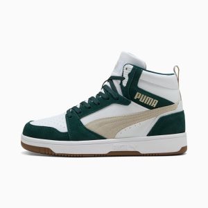 Rebound V6 Suede Mid-Top Sneakers