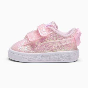 Basket Bow Metallic Toddlers' Easy On Sneakers