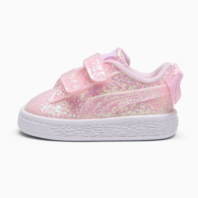 Basket Bow Metallic Toddlers' Easy On Sneakers