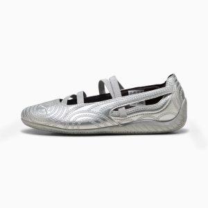PUMA x WICKED Speedcat Ballet Silver Slippers Women's Sneakers