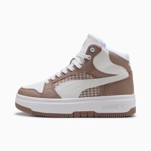 Rebound Femme Houndstooth Women's Mid-Top Sneakers