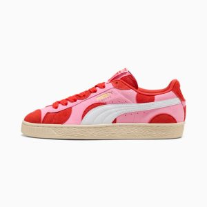 Suede Printed Sneakers