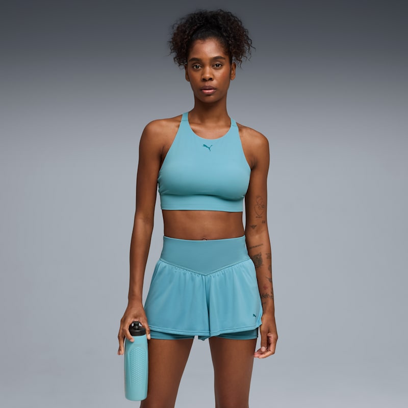 Shapeluxe High Neck Women's Moisture Wicking, Mid Impact Sports Bra - Image 2