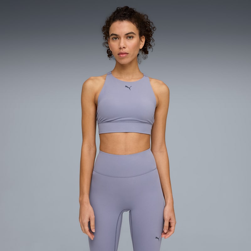 Shapeluxe High Neck Women's Moisture Wicking, Mid Impact Sports Bra - Image 4