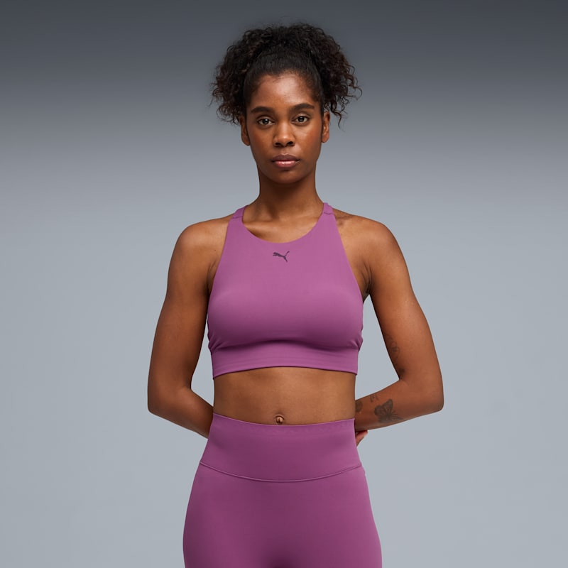 Shapeluxe High Neck Women's Moisture Wicking, Mid Impact Sports Bra - Image 5