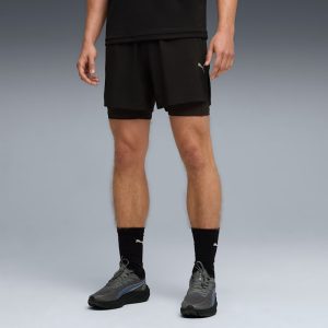 Dreamrun dryCELL Men's 5" Moisture Wicking 2-in-1 Running Shorts