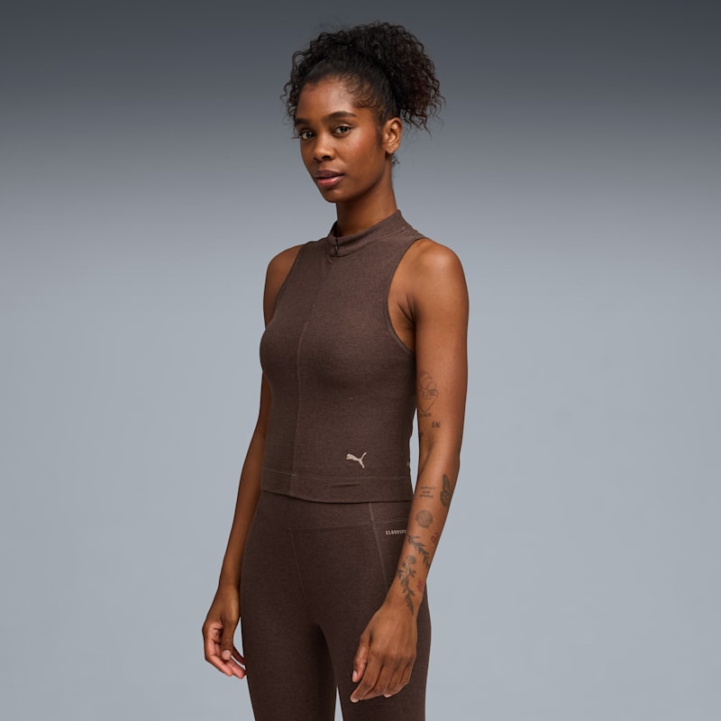 Cloudspun Ultra Soft Women's Zip Training Tank Top - Image 2