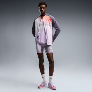 Lightspeed Men's Printed 8" Running Half Tights