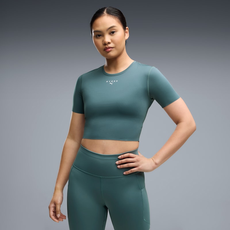 PUMA x HYROX PWRMODE Women's Crop Tee - Image 2