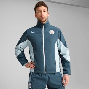 PUMA x KIDSUPER Manchester City Men's Reversible Soccer Windbreaker