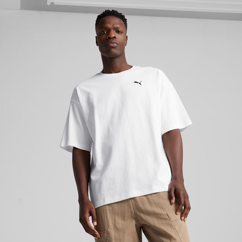 PUMA Wardrobe Essentials Men's Oversized Tee - Image 2