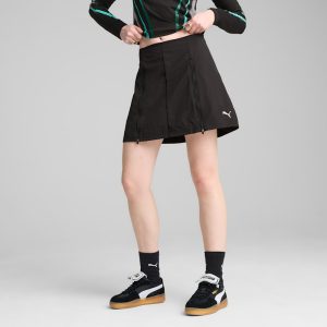 DARE TO Women's Zip-Off Woven Skirt
