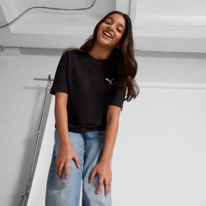 PUMA Wardrobe Essentials Big Kids' Relaxed Tee