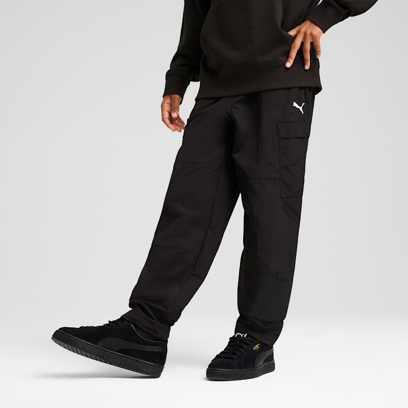 PUMA Wardrobe Essentials Big Kids' Relaxed Cargo Pants