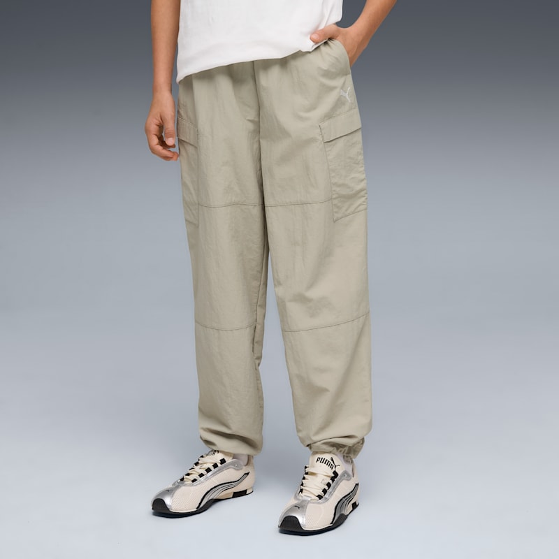 PUMA Wardrobe Essentials Big Kids' Relaxed Cargo Pants - Image 2