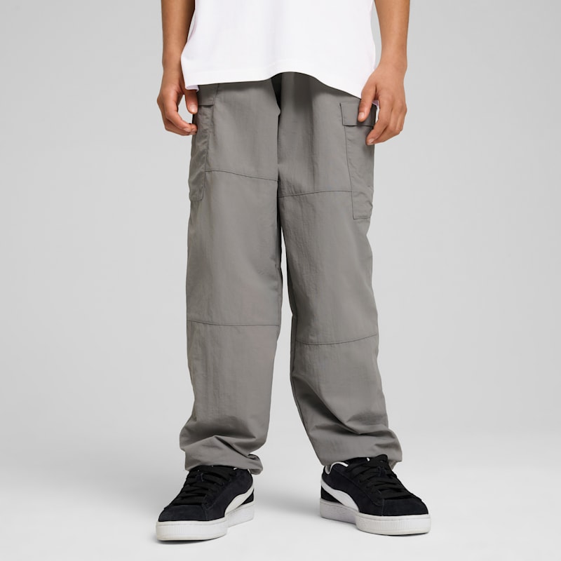 PUMA Wardrobe Essentials Big Kids' Relaxed Cargo Pants - Image 3