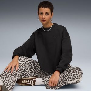 PUMA Wardrobe Essentials Women's Oversized Crew Neck Sweatshirt