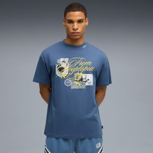Hooptopia Men's Oversized Basketball Tee