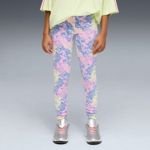 Luminous Cloud Big Kids' Patterned High Waist Leggings