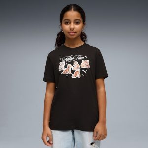 House of Graphics Big Kids' Kitty Sticker Tee