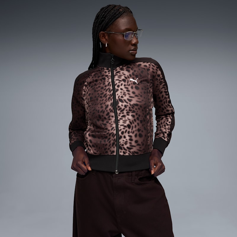 Leopard Luxe Women's T7 Track Jacket