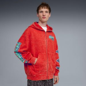 Melo World Zip Up Hoodie Men