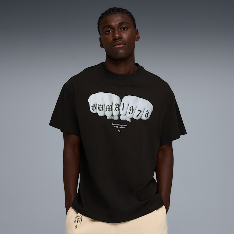 Swish N' Ink Men's Basketball Tee