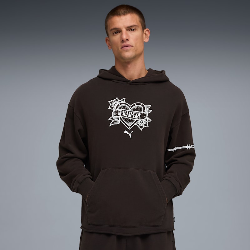 Swish N' Ink Men's Basketball Hoodie