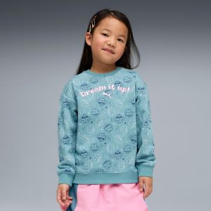 PUMA x GABBY'S DOLLHOUSE Little Kids' Relaxed Printed Sweatshirt
