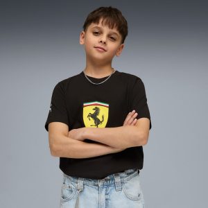 Scuderia Ferrari Big Kids' Colored Shield Tee