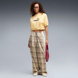 T7 Women's Relaxed Tartan Pants