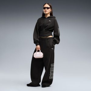 Street Glam Women's Slouchy Bedazzled Pants