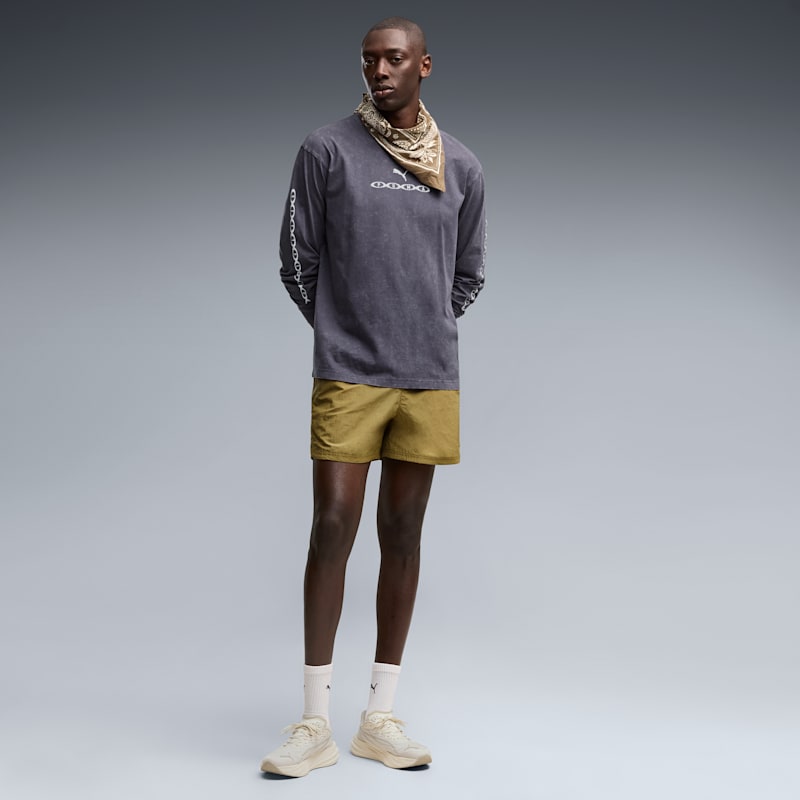 Run Culture Men's T7 Relaxed 5" Woven Shorts - Image 2