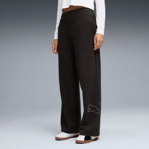 Bedazzled Women's High Waist, Wide Leg Pants
