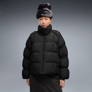 T7 Women's Pleated Puffer Jacket