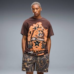 Dylan Wildcat Men's Oversized Basketball Tee