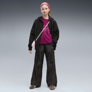 Midnight Shadow Big Kids' Relaxed Cargo Pants
