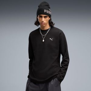 PUMATECH Men's Relaxed Waffle Long Sleeve Tee
