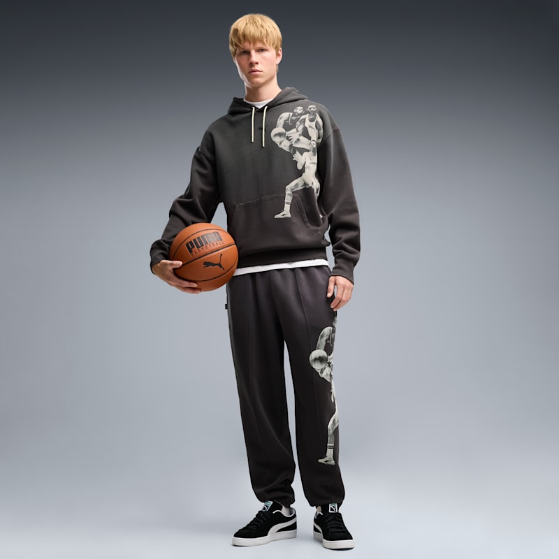 Memory Lane Men's Fleece Basketball Sweatpants