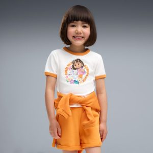 PUMA x DORA THE EXPLORER Little Kids' Slim Ringer Tee