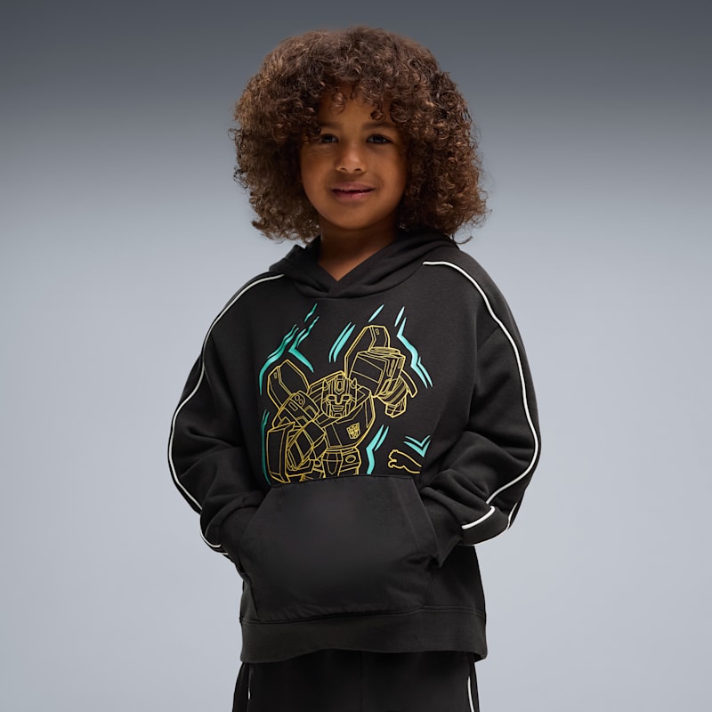 PUMA x TRANSFORMERS Little Kids' Relaxed Graphic Hoodie