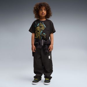 PUMA x TRANSFORMERS Little Kids' Relaxed Cargo Pants