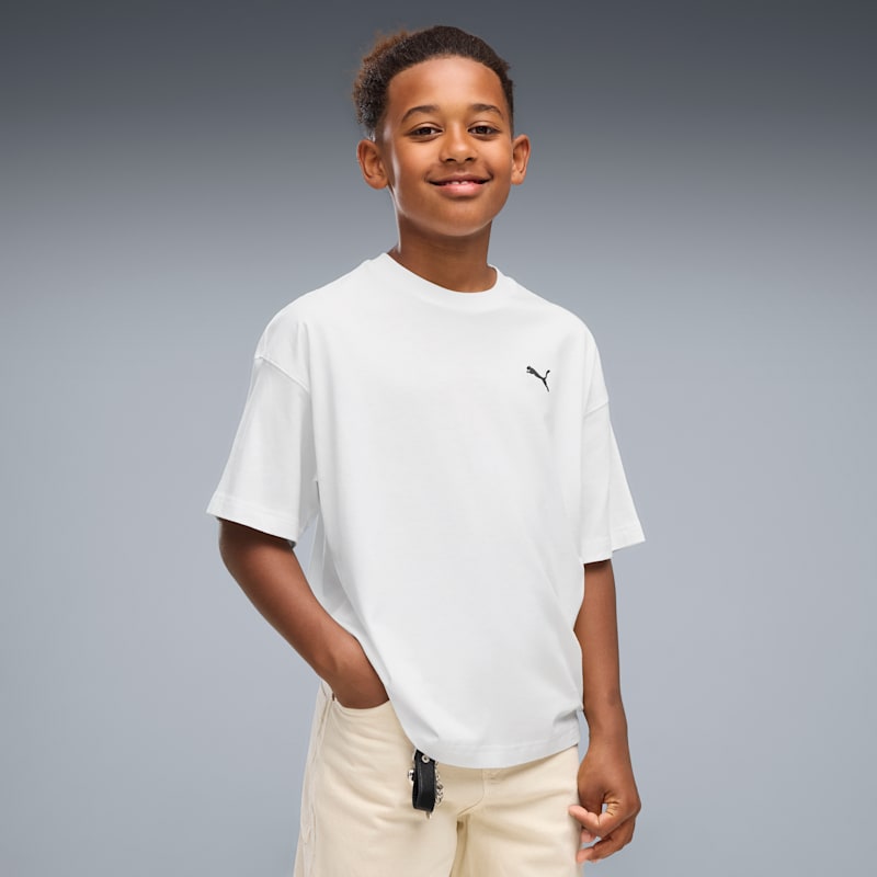 PUMA Essentials Big Kids' Oversized Tee - Image 2