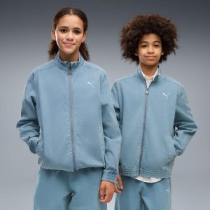 T7 Big Kids' T7 Relaxed Washed Twill Jacket