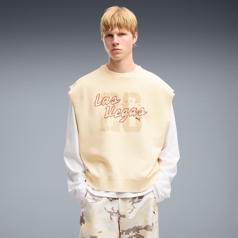 Las Vegas Men's Boxy Crew Sweatshirt - Image 2