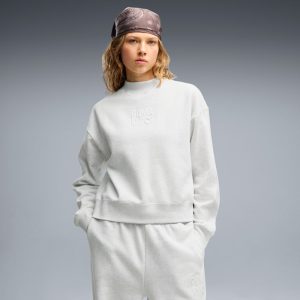 NYC Women's Mock neck Crew Sweatshirt