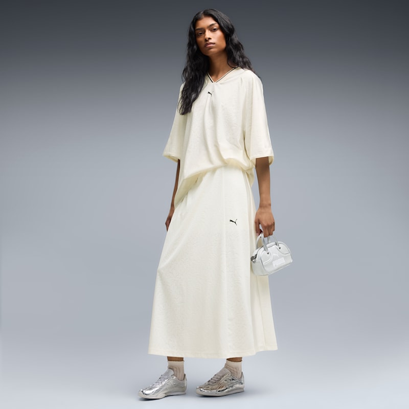 Lace Pack T7 Women's Midi Skirt - Image 2