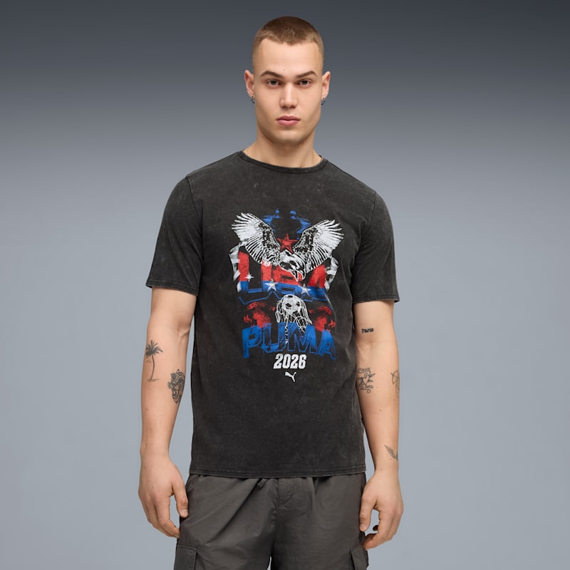 Soccer Nations 90s Fanwear Men's Graphic Tee