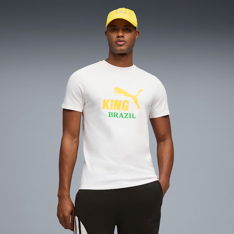 Brazil KING Soccer Fanwear Men's Graphic Tee
